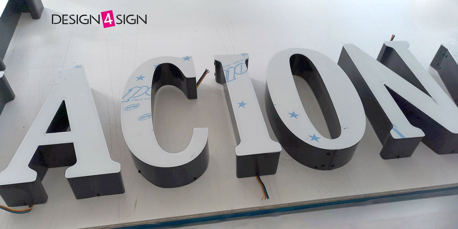 Svjetleća 3D slova - Internacional reklama