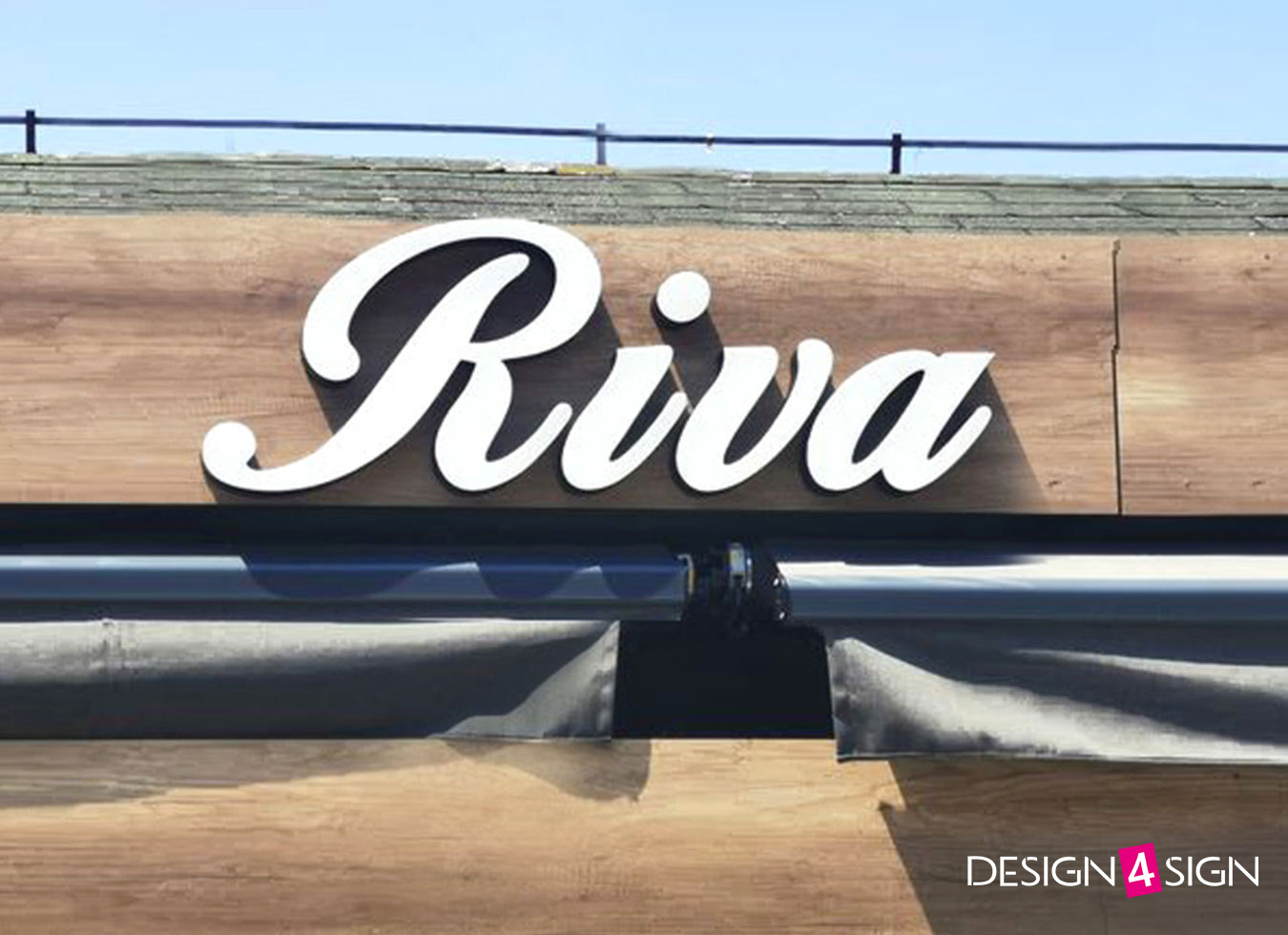 Svjetleća 3D slova - Caffe Riva - Sisak